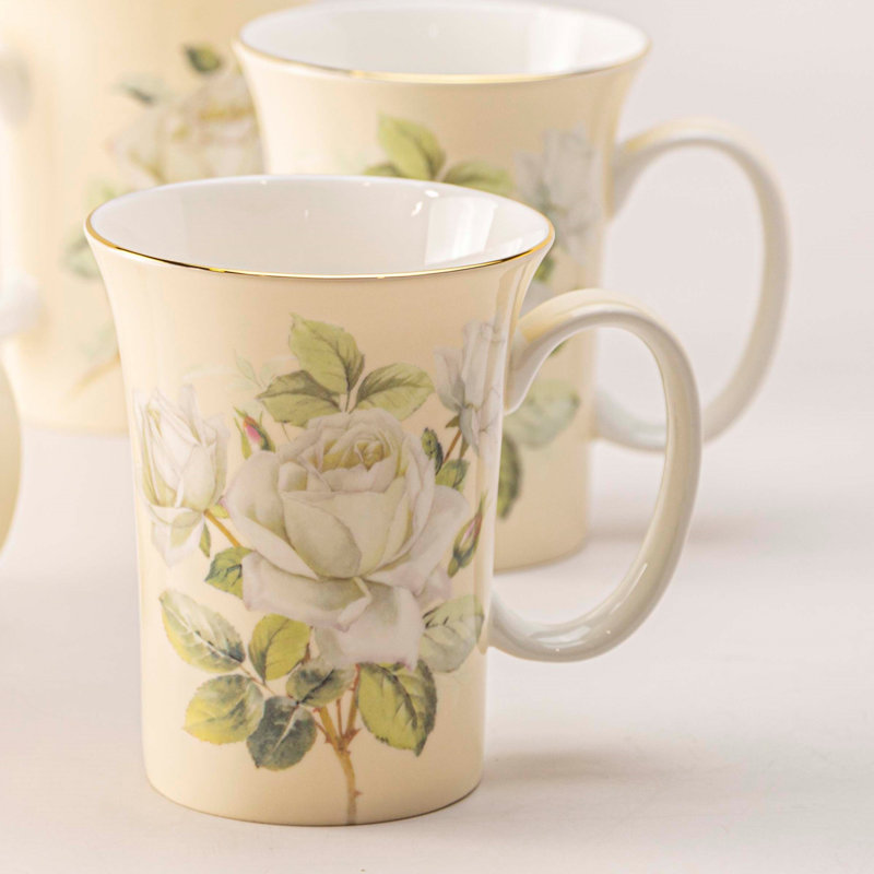 Rosalind Wheeler Mila Bone China Coffee Mug & Reviews Wayfair